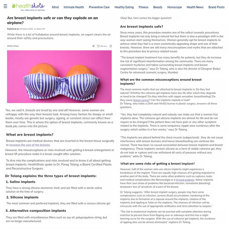 Are breast implants safe or can they explode on an airplane?